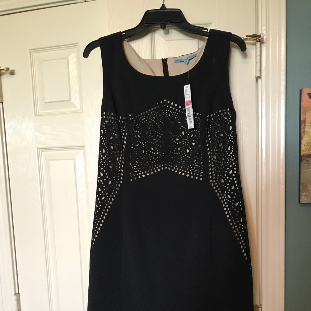 Antonio Melani black cut out dress